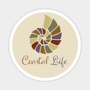 Coastal Life Nautilus Beach Wear Magnet
